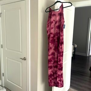 Women’s Medium Pink/Magenta Tye Dye Jumpsuit; New w/ Tags